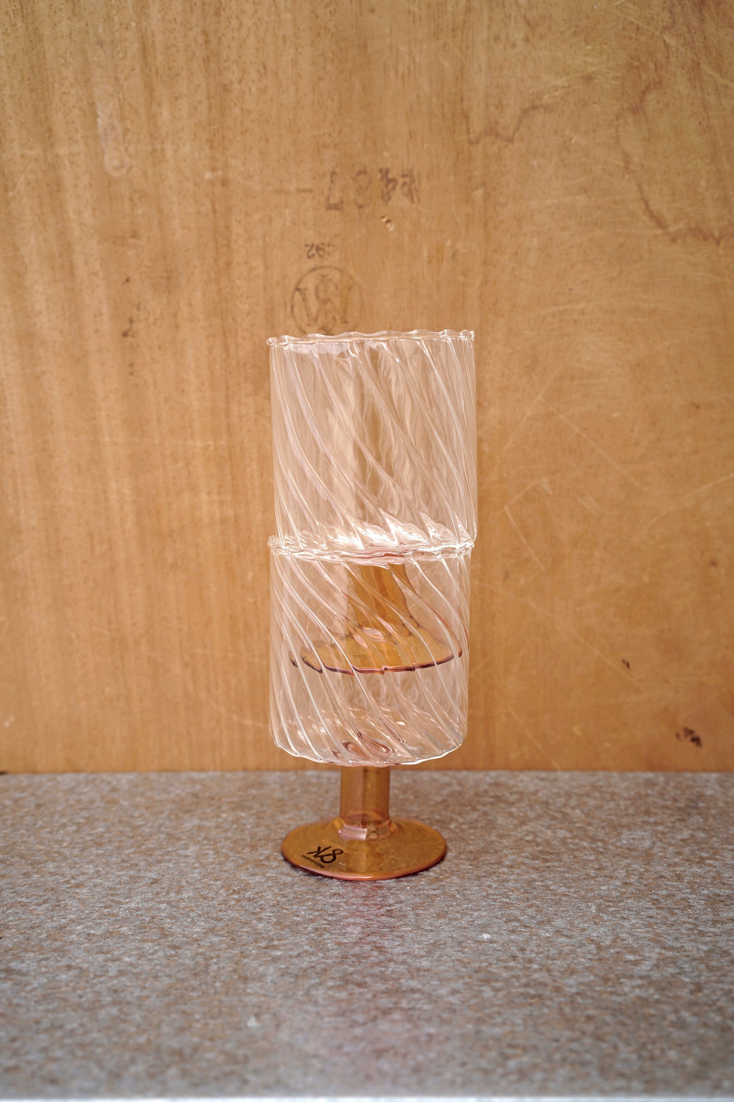 Twirl Glas Orange, 2-pack