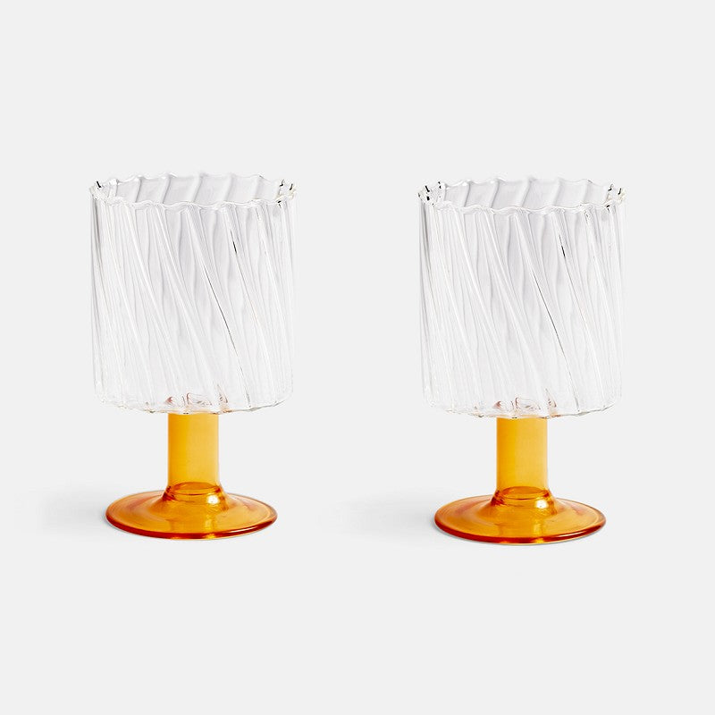 Twirl Glas Orange, 2-pack