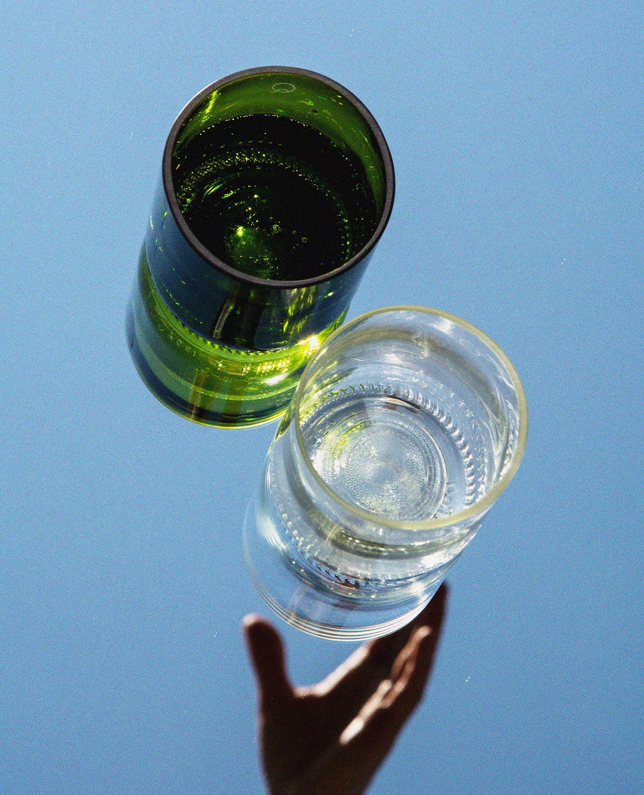 Glas i färgen "debattera", 4-pack